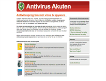 Tablet Screenshot of antivirusakuten.se